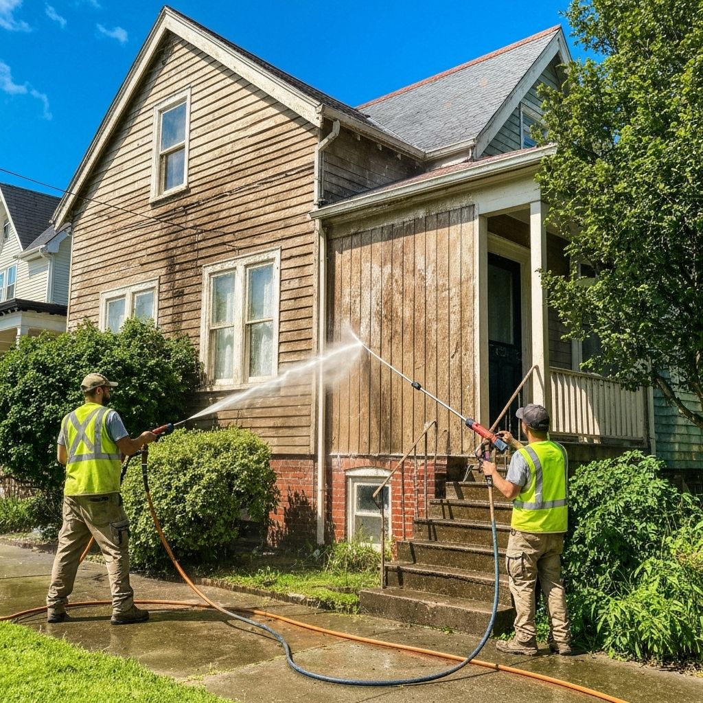 Professional pressure washing service